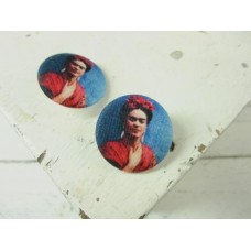 Bottone Frida rosso cod. bt23